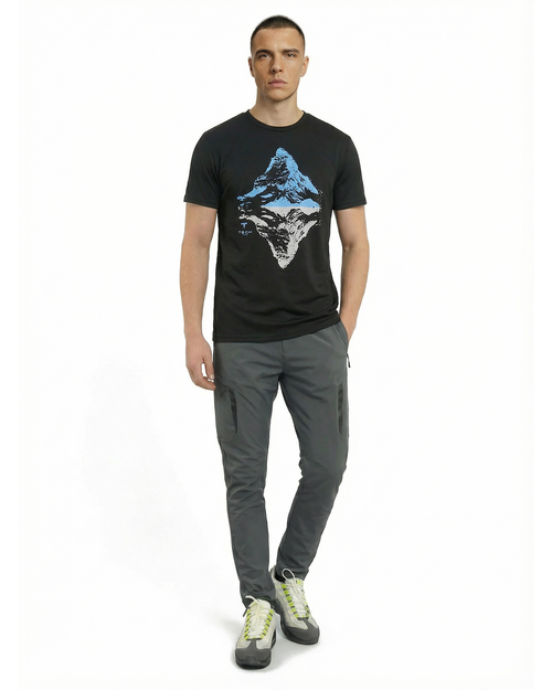 TTECH Mountain Reflection T - Black/ Blue [3 For £30]