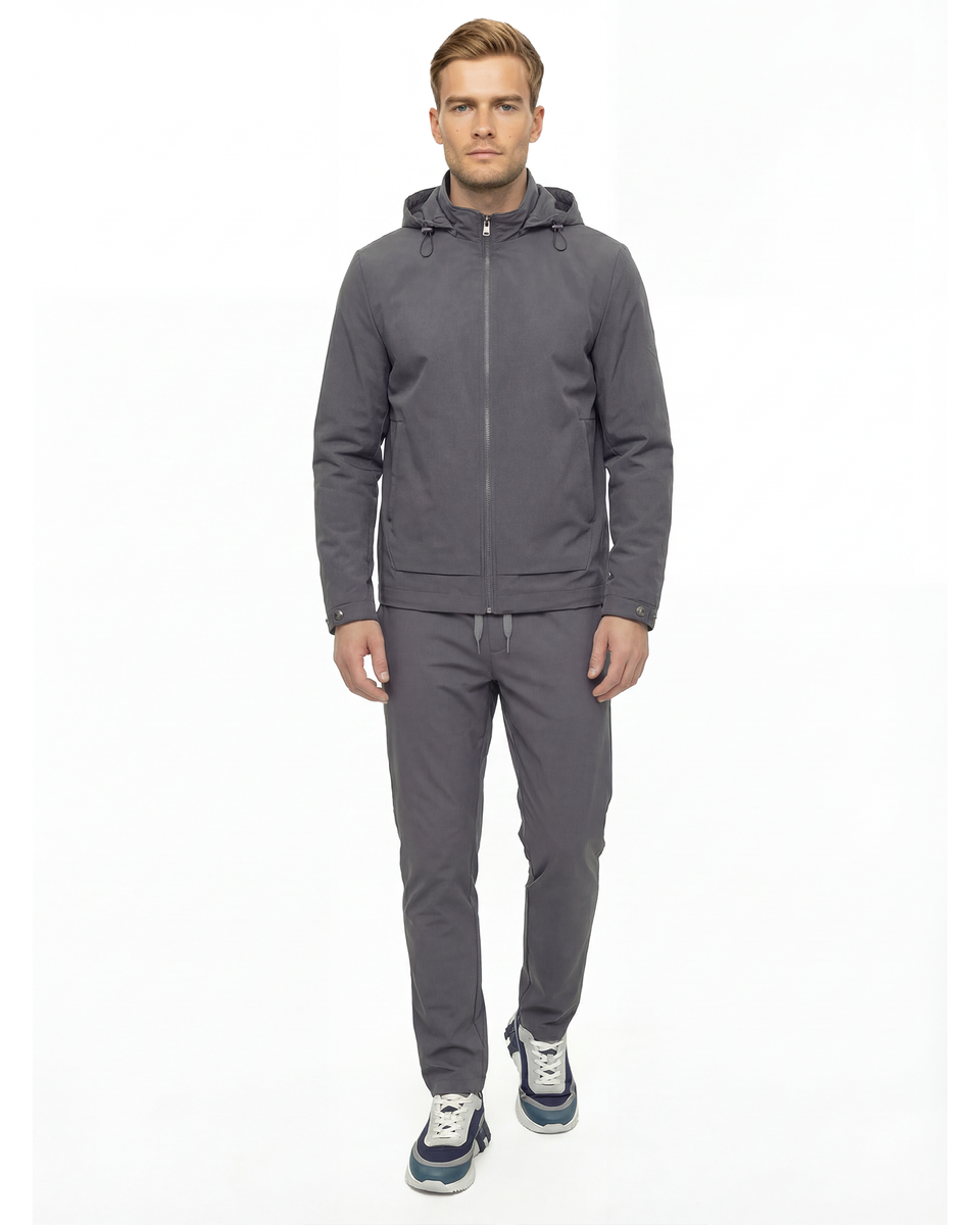 Front Panel Jacket Luxe Panel Jacket - Dark Grey – Tribal Society