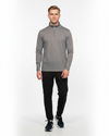 Luxe Quarter Zip Jumper - Grey