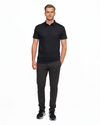 Luxury Short Sleeved Polo - Navy