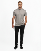 Polo de manga corta Tribal Society Luxury - Plata