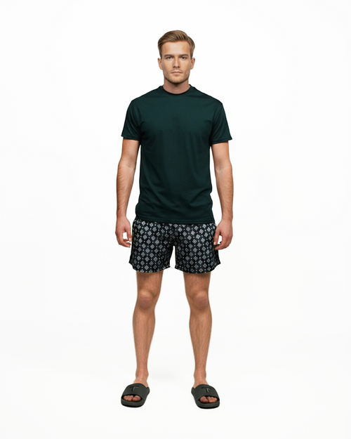 LCTB: Swim Short - Black Square