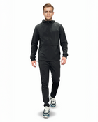 Luxe Hidden Zip Jacket - Black