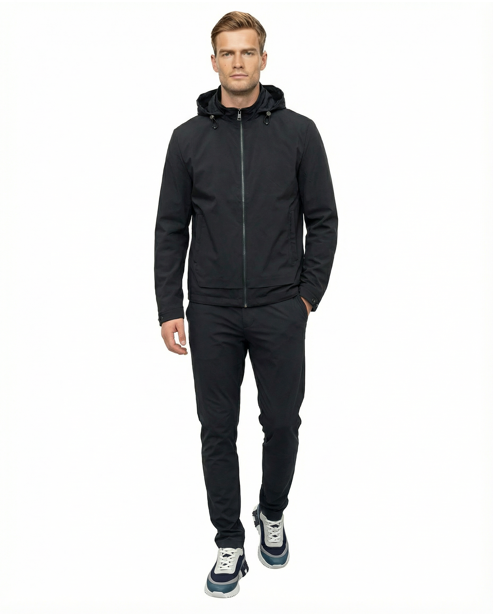Front Panel Jacket Luxe Panel Jacket - Navy – Tribal Society