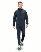 Luxe Hidden Zip Jacket - Navy