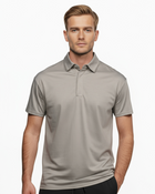 Luxury Short Sleeved Polo - Silver