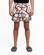 Swim short - White Pattern