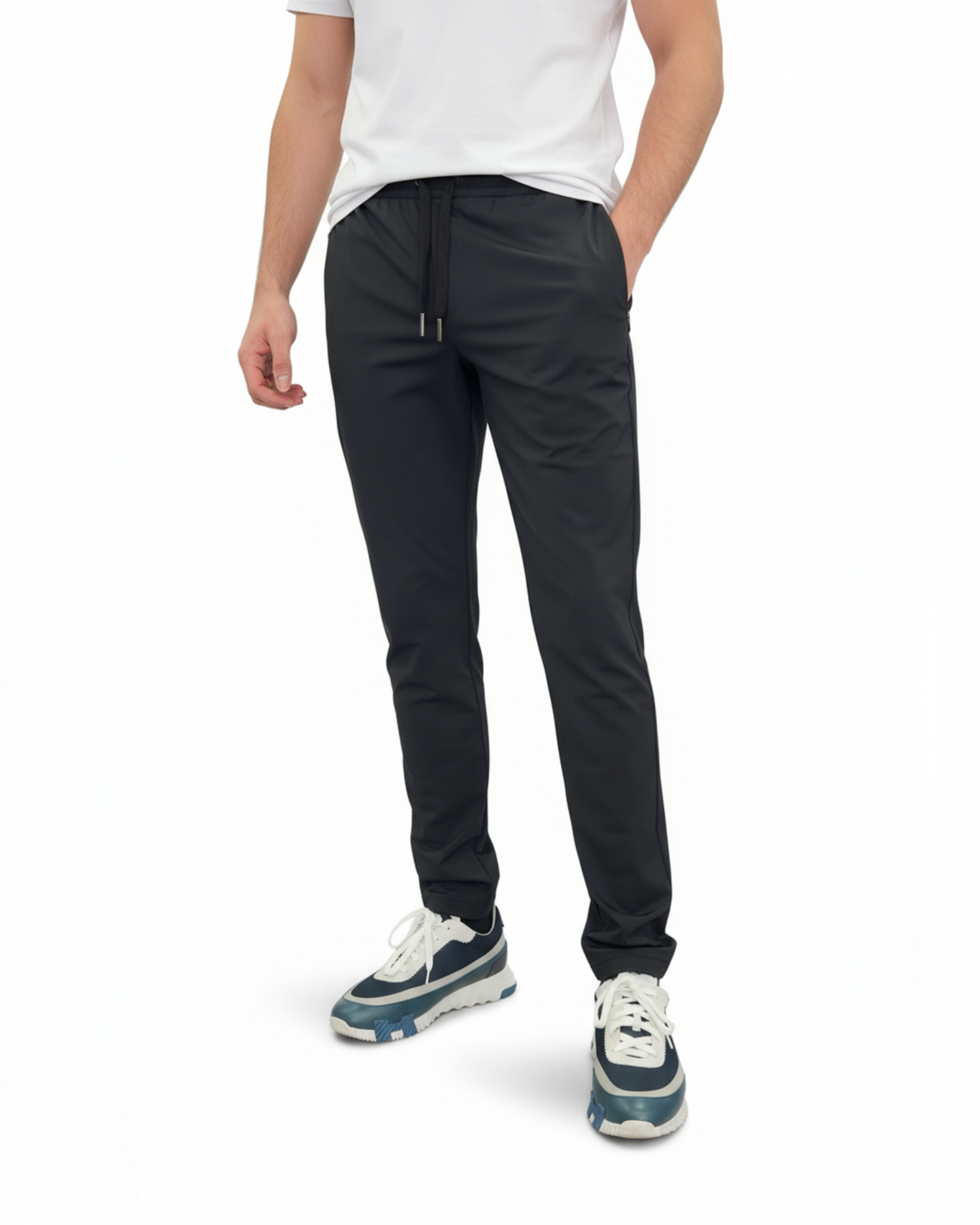 Hidden Clean Zip Luxe Hidden Zip Pants - Black – Tribal Society