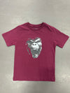 RESELL: Kids burgundy gorilla print T-shirt