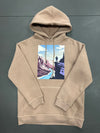 RESELL: Printed Hoodie, Large