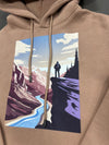 RESELL: Printed Hoodie, Large