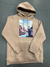 RESELL: Printed Hoodie, Large