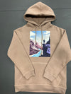 RESELL: Printed Hoodie, Large