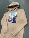 RESELL: Printed Hoodie, Large