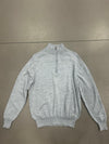 RESELL: Small Grey 1/4 Zip Knit