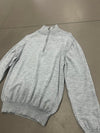 RESELL: Small Grey 1/4 Zip Knit