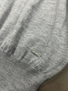 RESELL: Small Grey 1/4 Zip Knit
