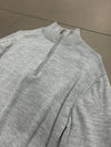 RESELL: Small Grey 1/4 Zip Knit