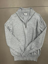 RESELL: Small Grey 1/4 Zip Knit