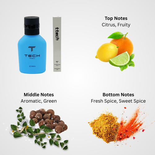 Cyan TTECH Eau De Parfum - 10ml