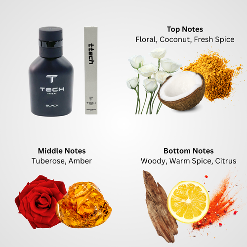 Black TTECH Eau De Parfum - 10ml