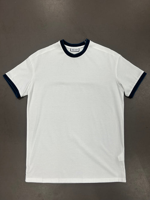 RESELL: Small Navy Trim Luxe Tee