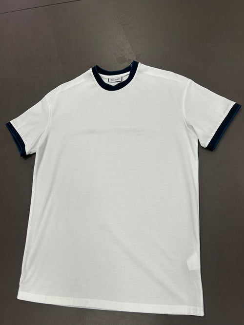 RESELL: Small Navy Trim Luxe Tee