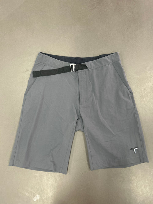 RESELL: Grey Buckle Tech shorts Small