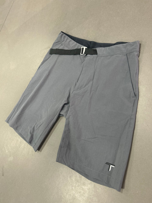 RESELL: Grey Buckle Tech shorts Small