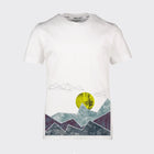 Kid's Tribal Society Mountain Sun T Shirt - White