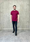 Luxury Collection T Shirt - Burgundy Tribal Society
