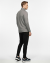 Luxe Quarter Zip Jumper - Grey
