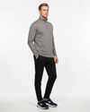 Luxe Quarter Zip Jumper - Grey