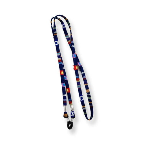 Sunglasses Rope Strap - Navy Tribal Society