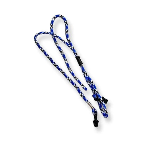 Tribal Society Sunglasses Rope Strap - Blue / White (Adjustable) Tribal Society