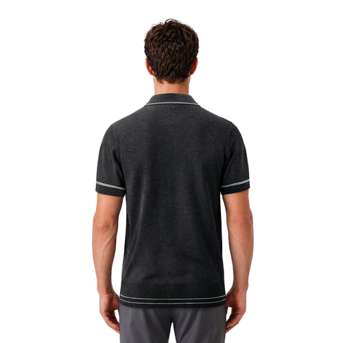 Luxe Trim Polo 26 - Black/Gold