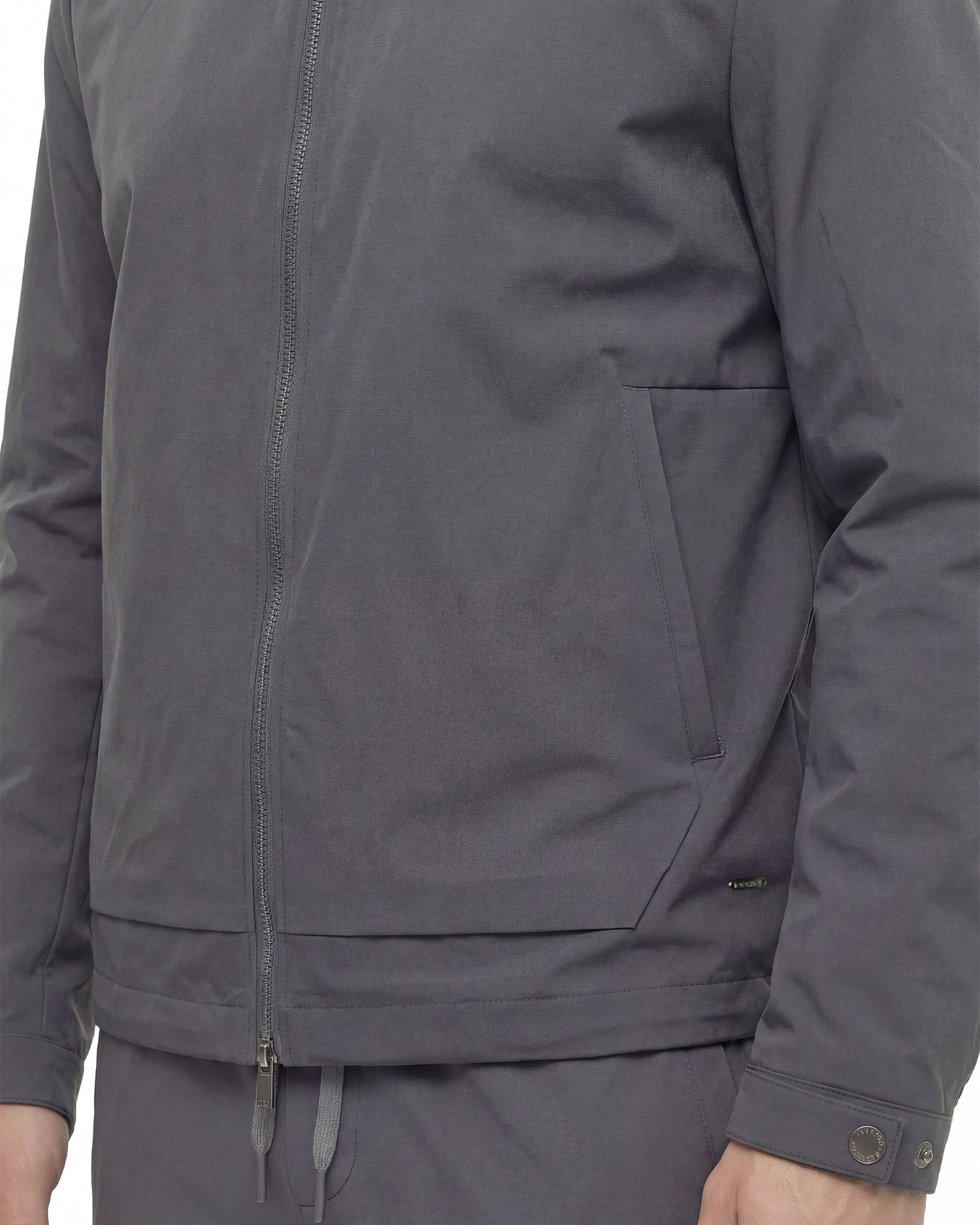 Front Panel Jacket Luxe Panel Jacket - Dark Grey – Tribal Society