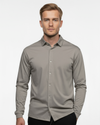 Luxe Button Through Shirt - Silver