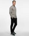 Luxe Button Through Shirt - Silver